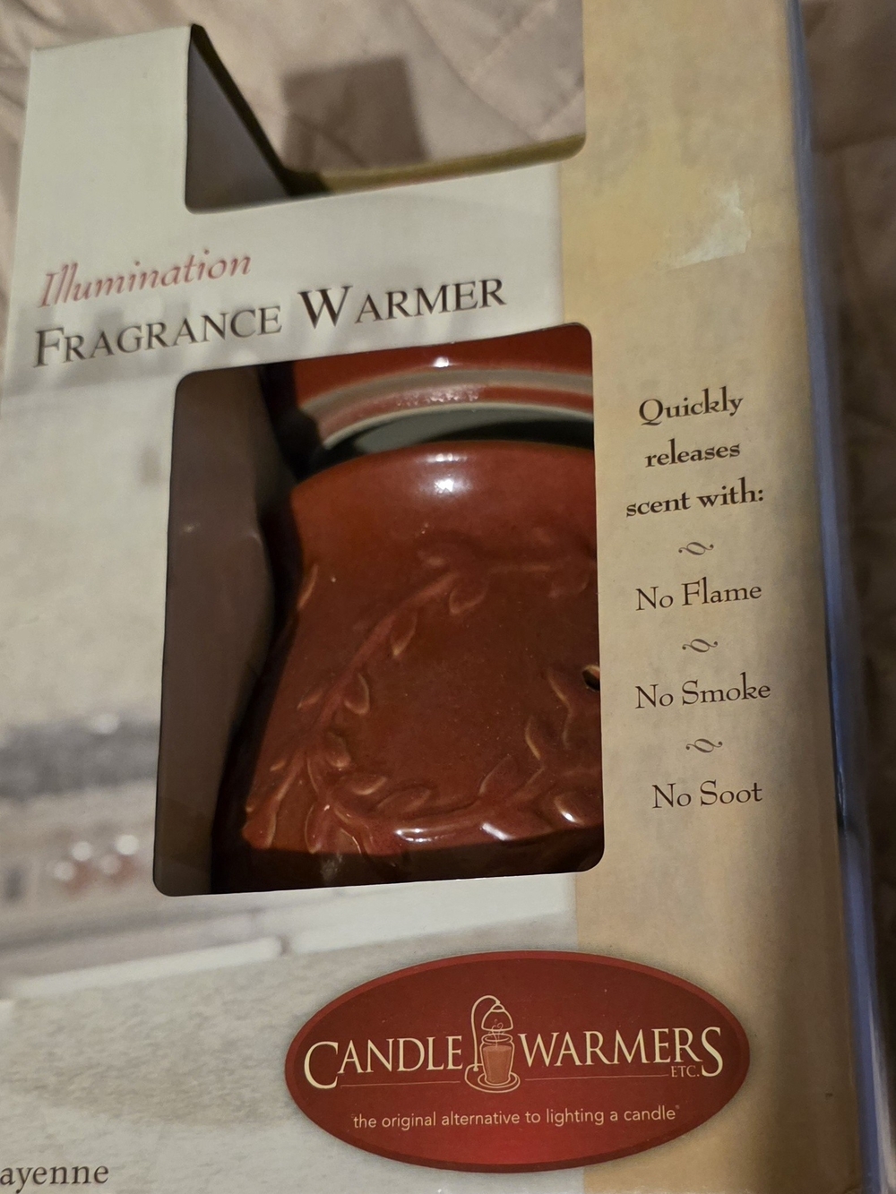 Tart Burner/Wax Warmer - Cayenne Red